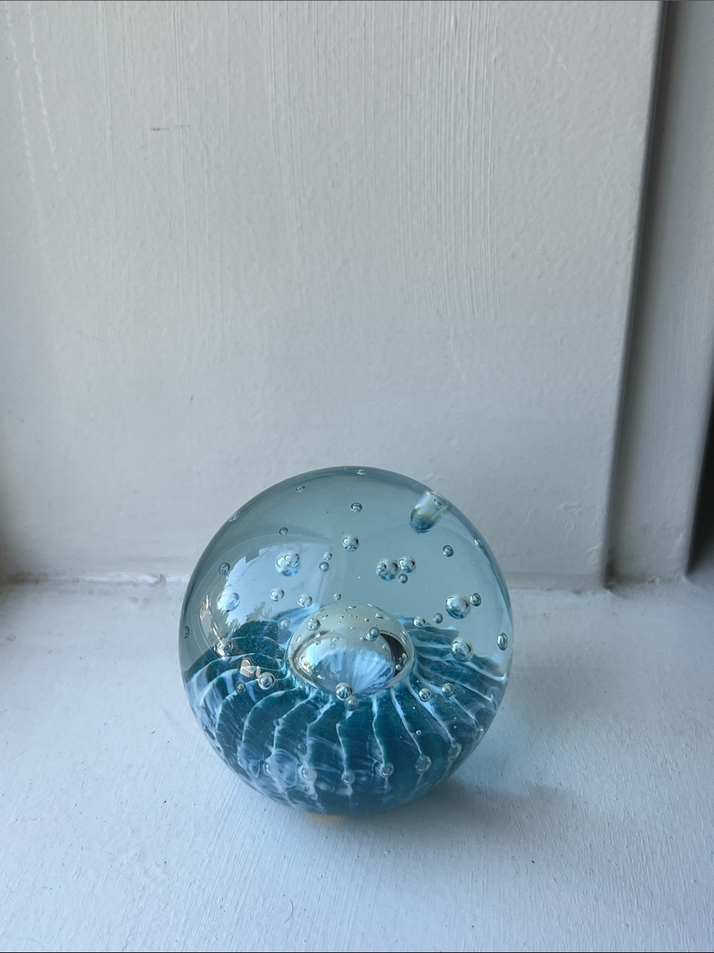 Mount Saint Helens Glass art sphere